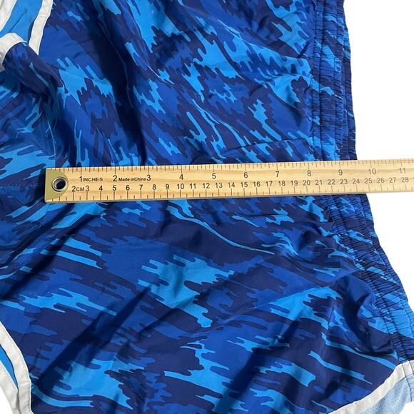 Nike Athletic Shorts Youth Girls XL Blue Tempo All Over Print Running Gym 805574 - Picture 10 of 12